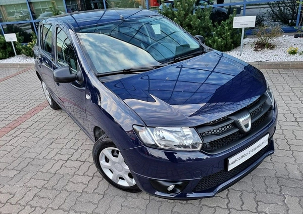Dacia Sandero cena 21999 przebieg: 165000, rok produkcji 2014 z Słupsk małe 326